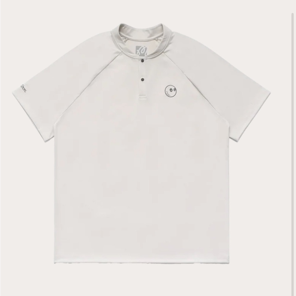 Malbon Performance Blade Collar Polo - Sand